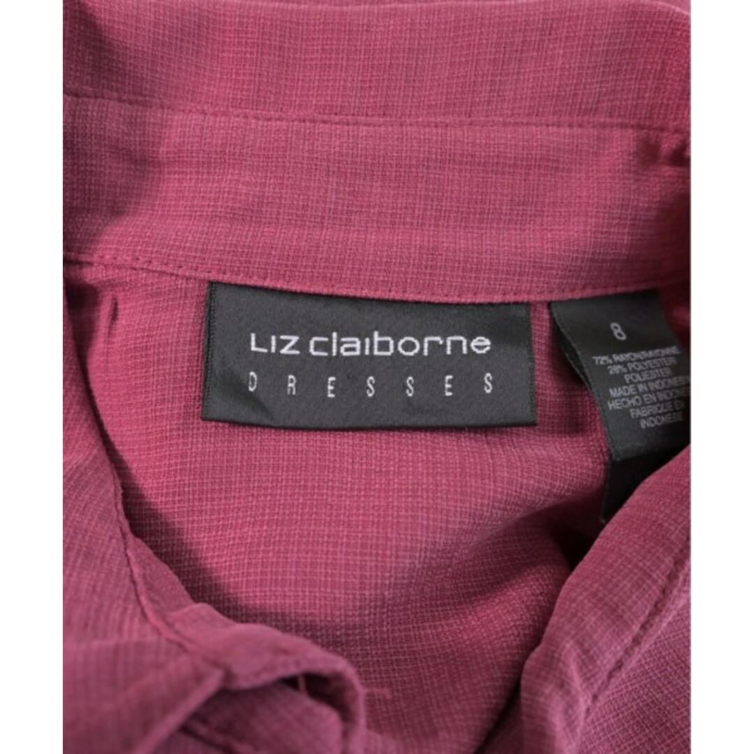 Liz Claiborne リズクレイボーン ワンピース 8(L位) ピンク系 【古着】【中古】 レディースのワンピース(ひざ丈ワンピース)の商品写真