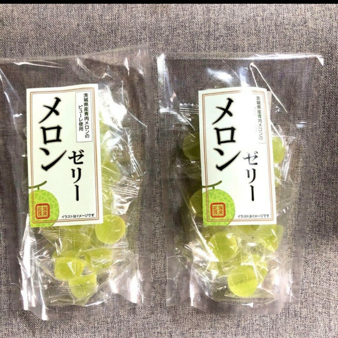 新品未開封】八雲製菓 メロンゼリー 85g　2袋　値下げ不可 食品/飲料/酒の食品(菓子/デザート)の商品写真