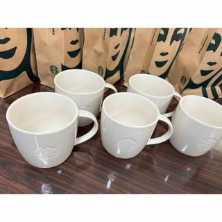 スターバックス(Starbucks)のスタバ　マグカップ　5個セット(グラス/カップ)