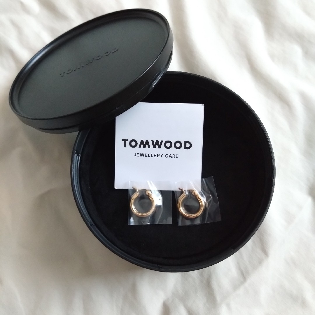 TOM WOOD(トムウッド)のTOMWOOD◆トムウッド◆ゴールド◆スモール◆フープピアス◆silver925 レディースのアクセサリー(ピアス)の商品写真