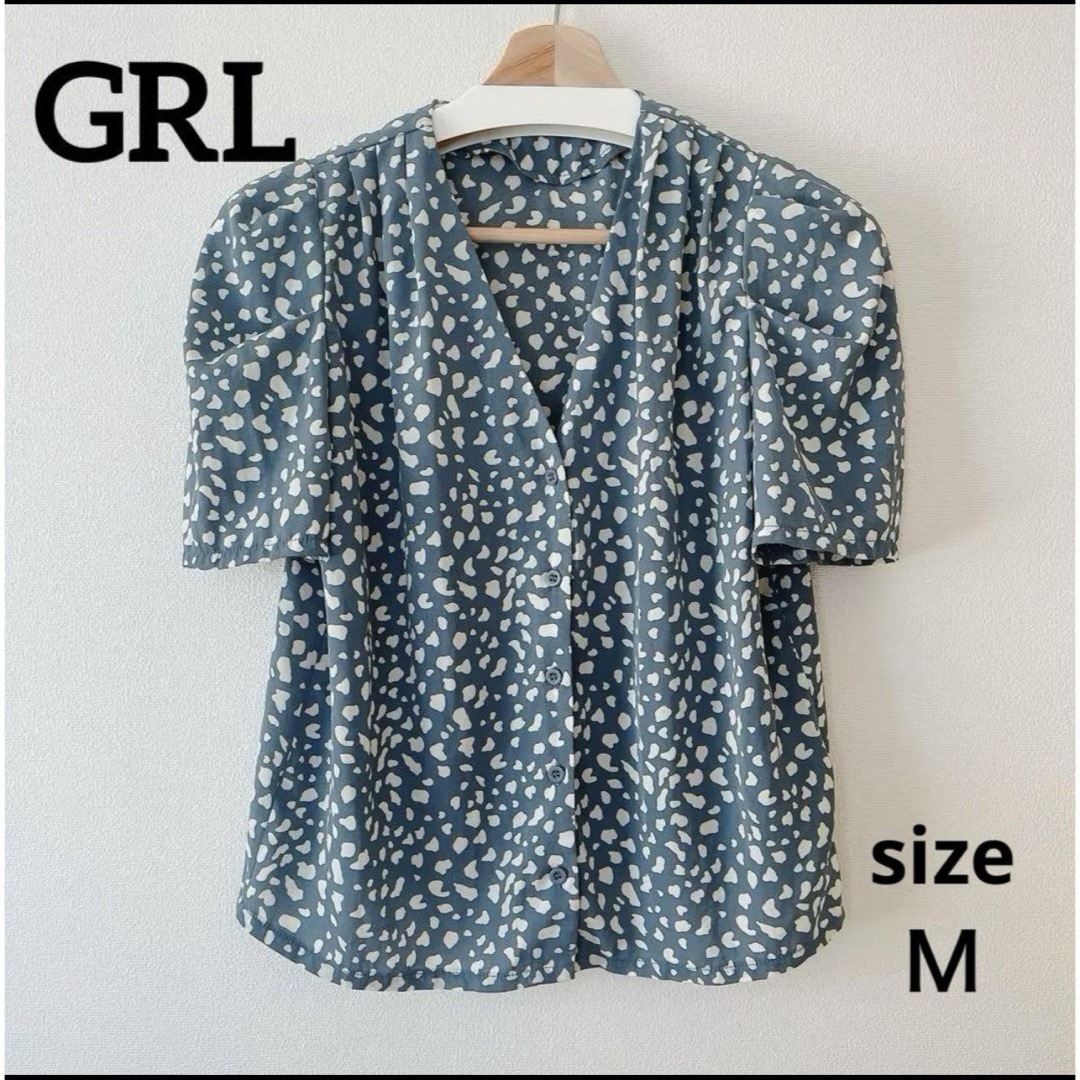 GRL(グレイル)のこまち様　GRLパワショルVネック&ANNA SUIワンピ レディースのトップス(シャツ/ブラウス(半袖/袖なし))の商品写真