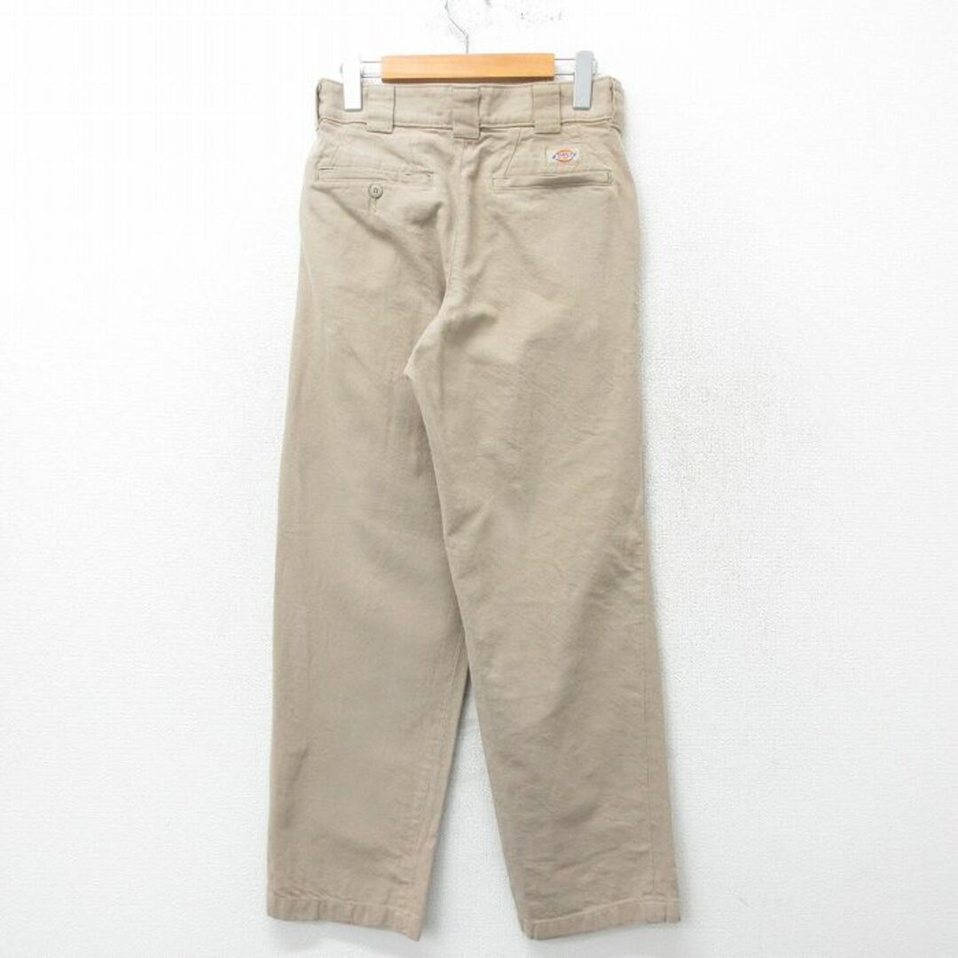 Dickies(ディッキーズ)のW30★古着 ディッキーズ Dickies ワーク パンツ メンズ ベージュ カーキ 24may14 中古 ボトムス ロング メンズのパンツ(ワークパンツ/カーゴパンツ)の商品写真