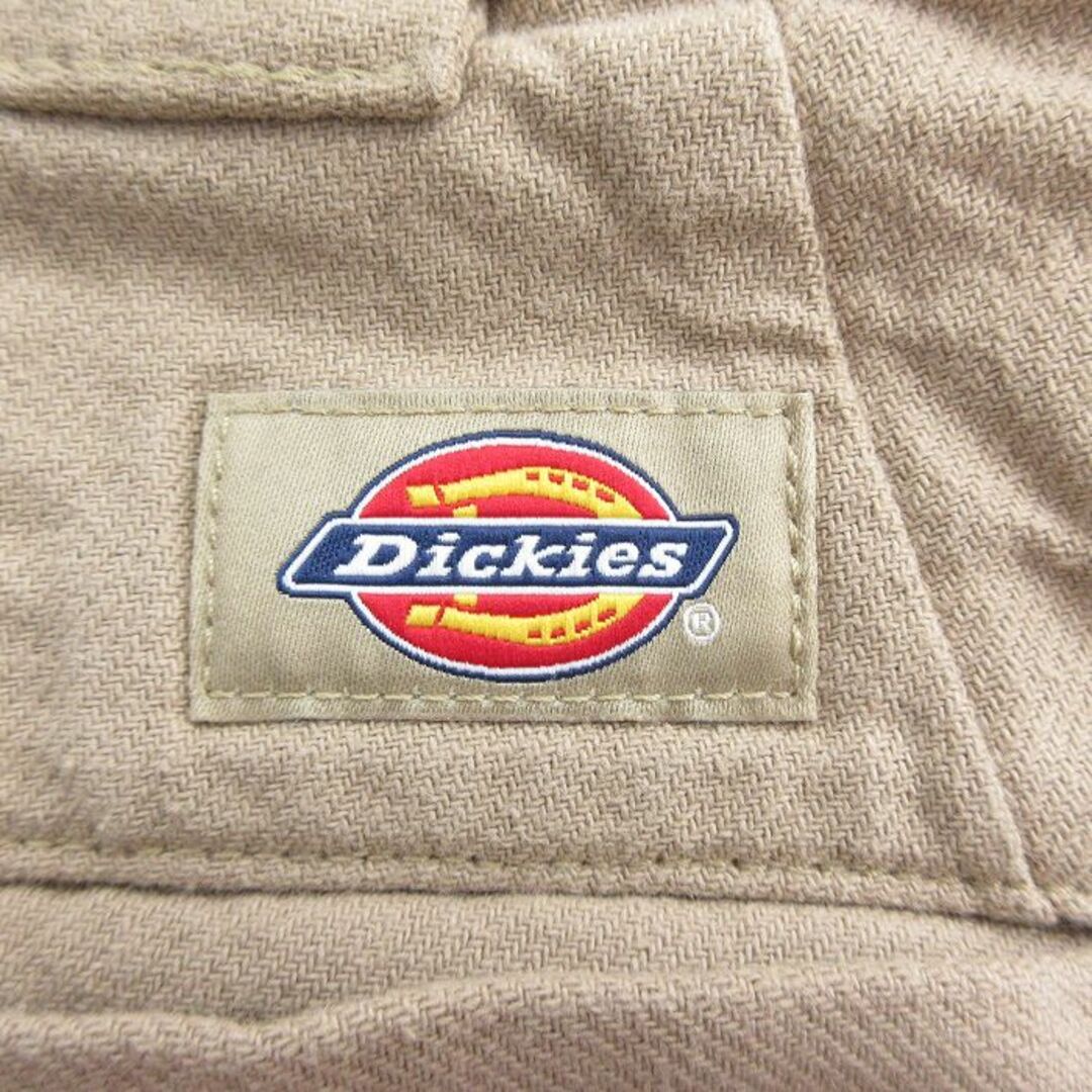 Dickies(ディッキーズ)のW30★古着 ディッキーズ Dickies ワーク パンツ メンズ ベージュ カーキ 24may14 中古 ボトムス ロング メンズのパンツ(ワークパンツ/カーゴパンツ)の商品写真