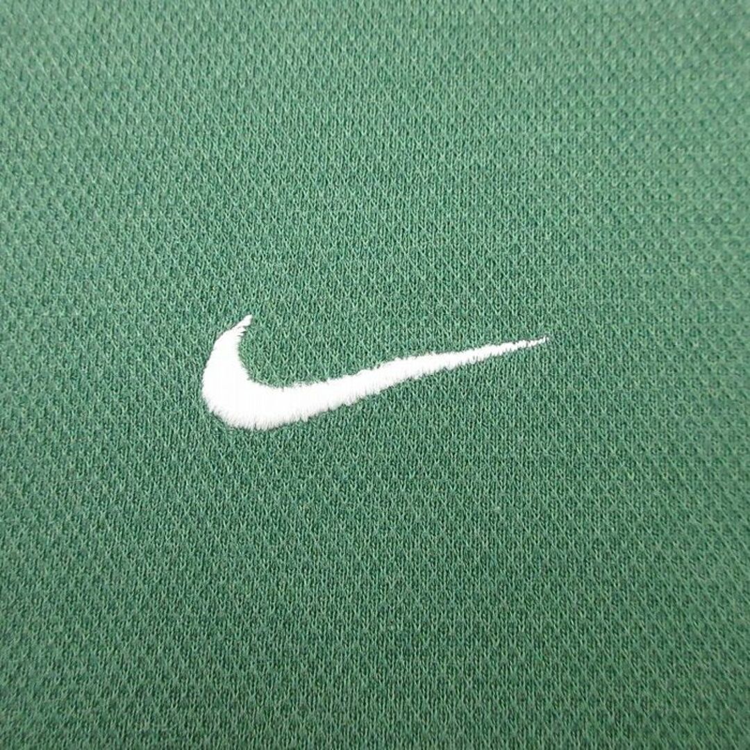 NIKE(ナイキ)のXL★古着 ナイキ NIKE 半袖 ブランド ポロ シャツ メンズ 00年代 00s NFL ニューヨークジェッツ ワンポイントロゴ 大きいサイズ 鹿の子 緑 グリーン アメフト スーパーボウル 24may14 中古 トップス メンズのトップス(ポロシャツ)の商品写真