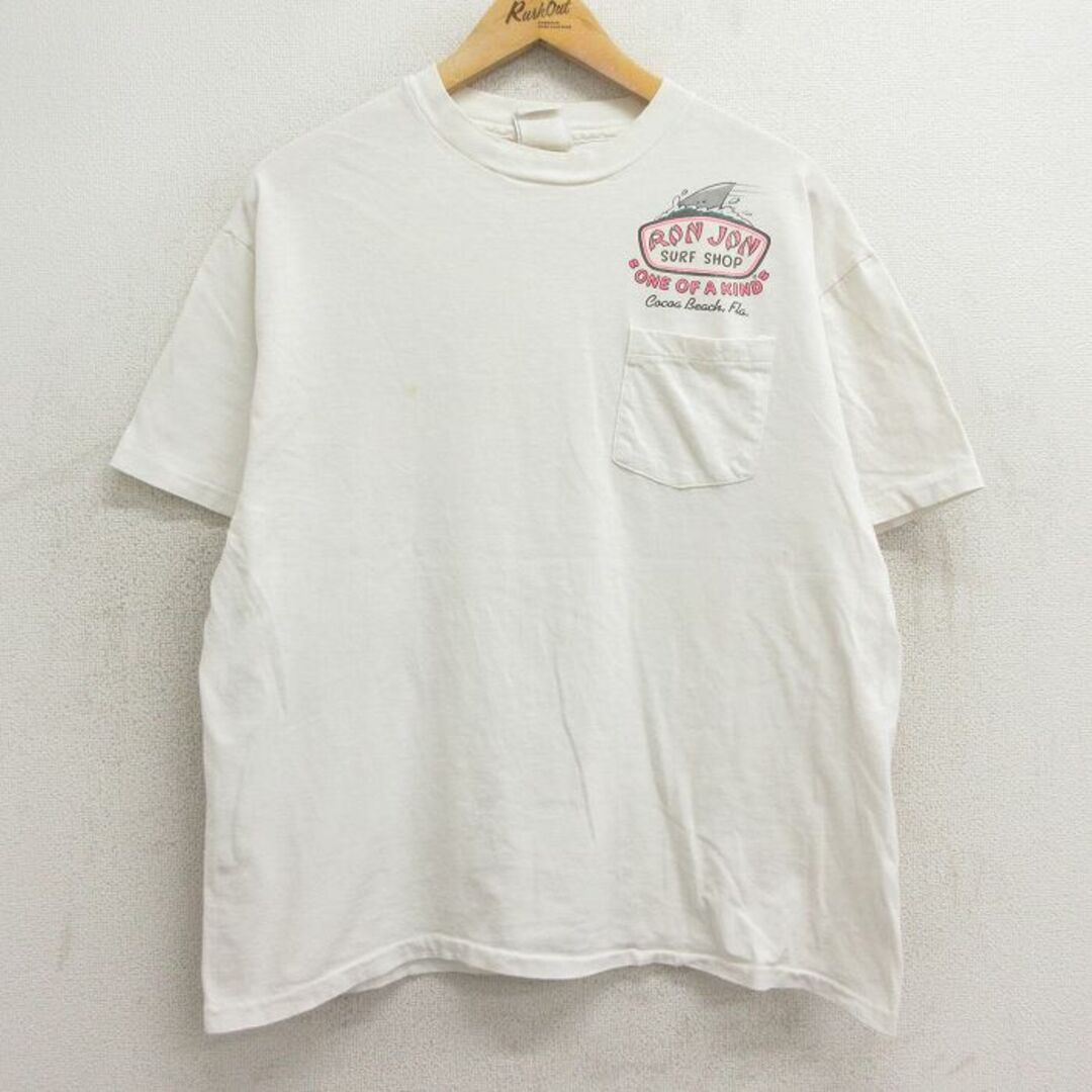 XL☆古着 ロンジョン 半袖 ビンテージ Tシャツ メンズ 80年代 XL☆古着 ロンジョン 半袖 ビンテージ Tシャツ メンズ 80年代