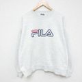 XL★古着 フィラ FILA 長袖 スウェット パーカー メンズ 00年代 0…