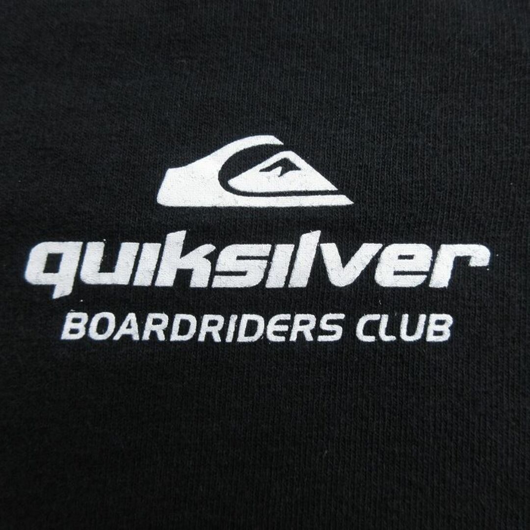 XL★古着 クイックシルバー QUIKSILVER 長袖 ビンテージ Tシャツ メンズ 00年代 00s HI コットン クルーネック USA製 黒 ブラック 【spe】 24may14 中古 メンズのトップス(Tシャツ/カットソー(半袖/袖なし))の商品写真