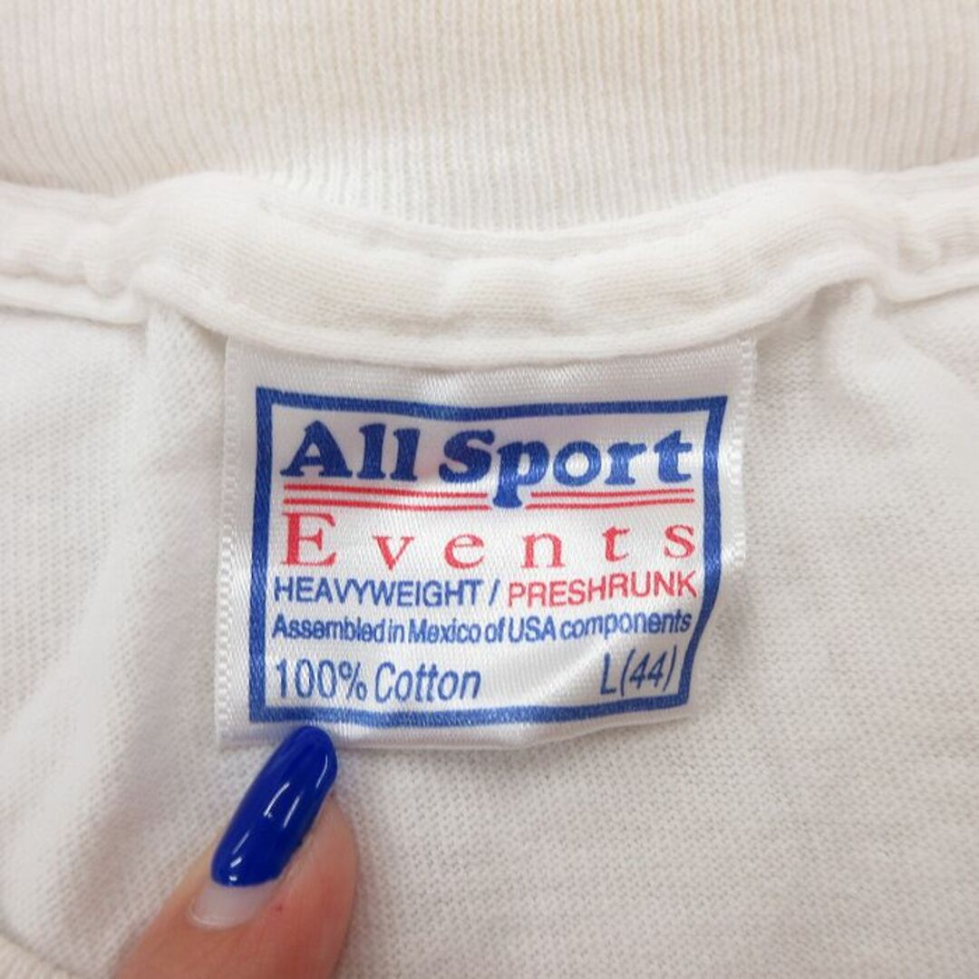 XL★古着 All Sport 半袖 ビンテージ Tシャツ メンズ 00年代 00s カンザスシティ コットン クルーネック 白 ホワイト 24may14 中古 メンズのトップス(Tシャツ/カットソー(半袖/袖なし))の商品写真