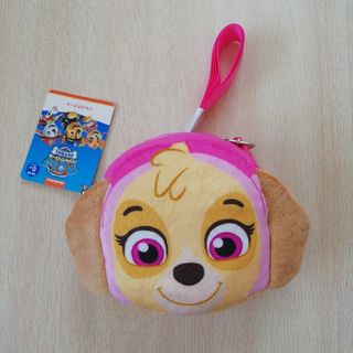 パウパトロール スカイ ひも付きポーチ 新品(ポシェット)