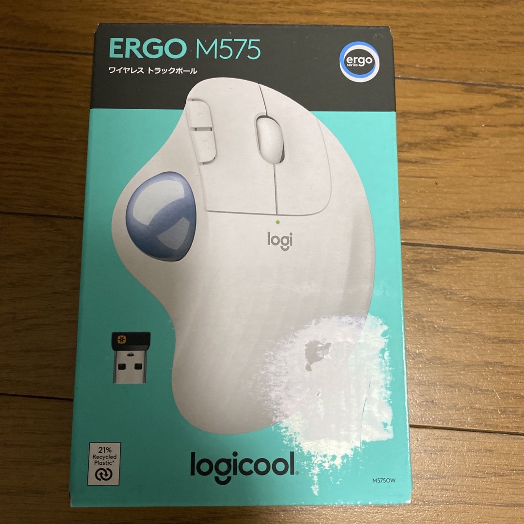 Logicool(ロジクール)のLogicool ワイヤレス トラックボール ERGO M575 OW スマホ/家電/カメラのPC/タブレット(PC周辺機器)の商品写真