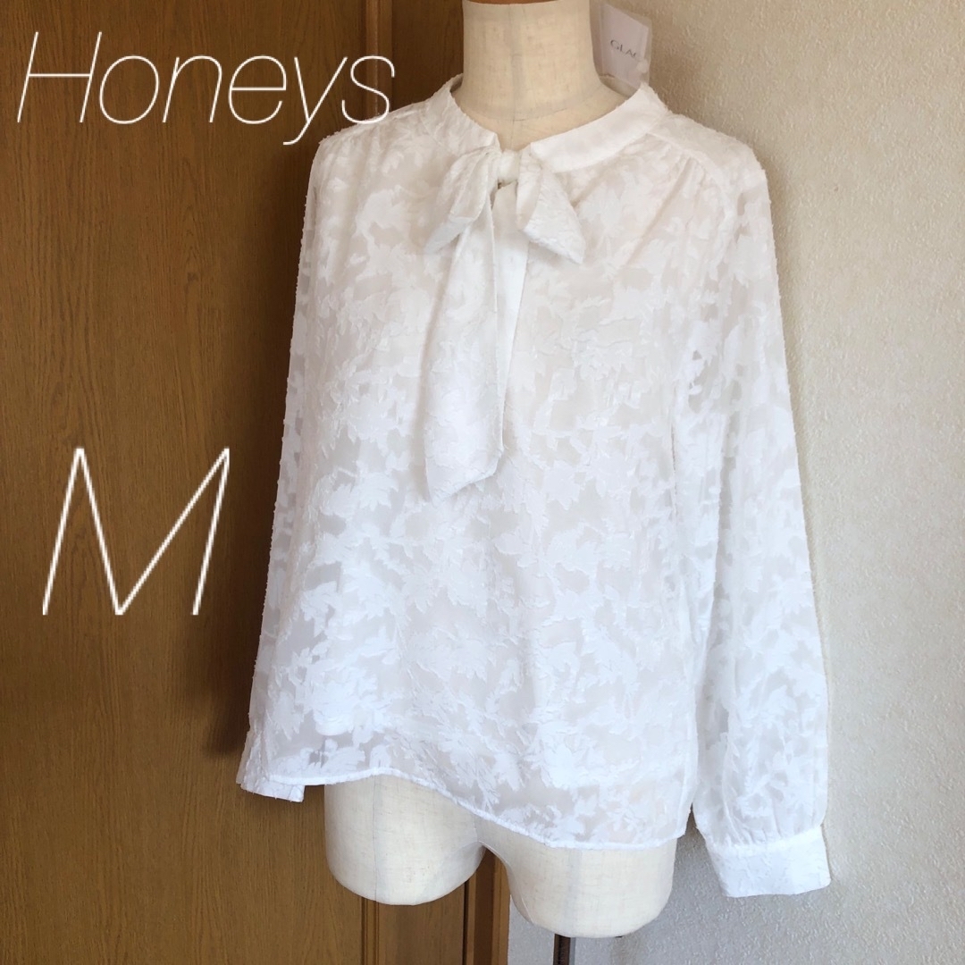 HONEYS(ハニーズ)の【新品】Honeys  シフォンブラウス レディースのトップス(シャツ/ブラウス(長袖/七分))の商品写真