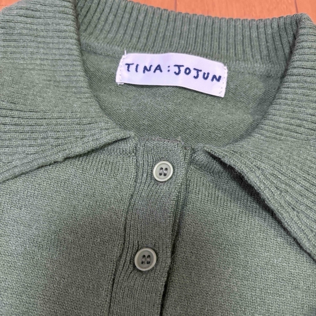 TINA:JOJUN プルオーバー襟付きニット レディースのトップス(ニット/セーター)の商品写真