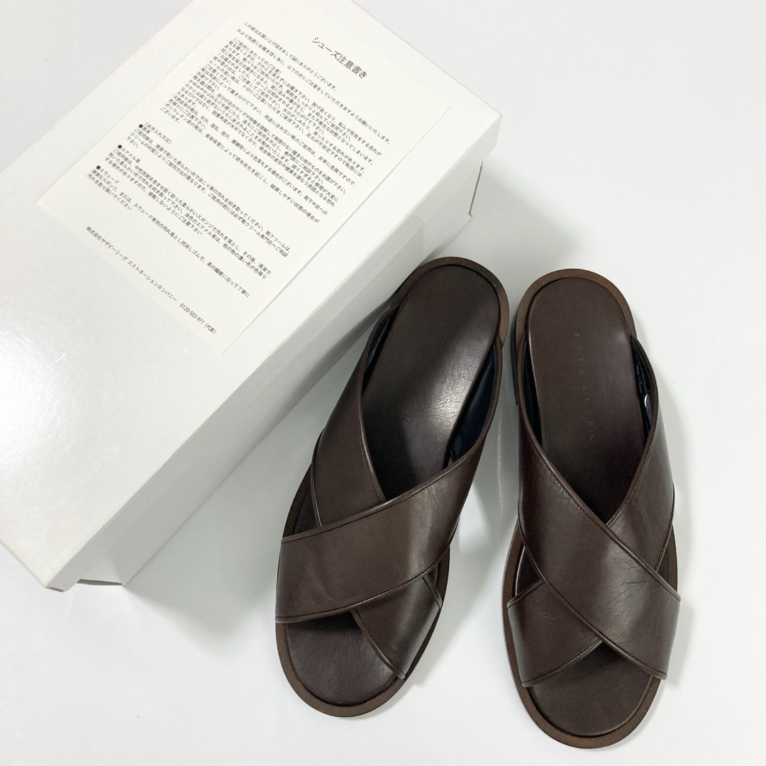 ESTNATION(エストネーション)の新品 定価2.6万円 ESTNATION / エストネーション サンダル 41 メンズの靴/シューズ(サンダル)の商品写真