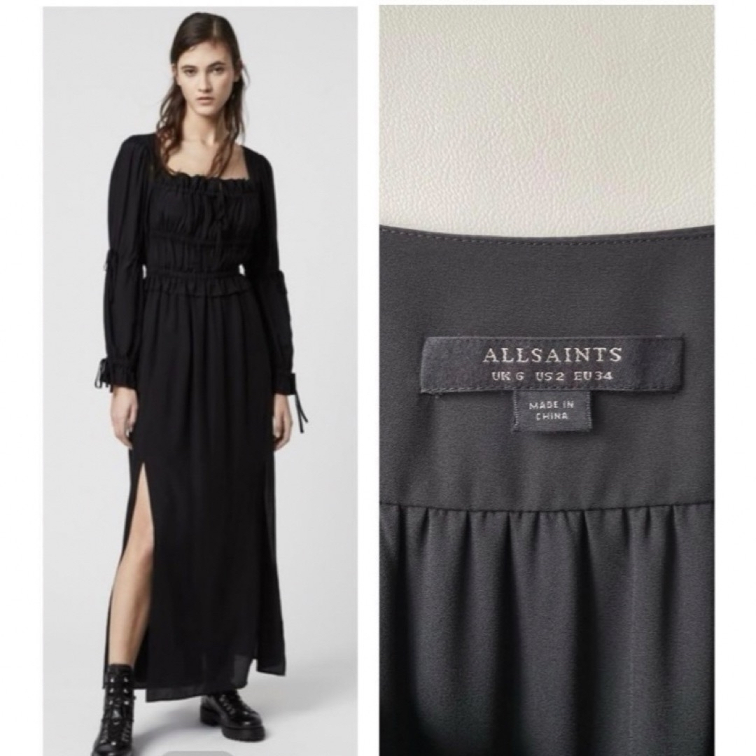 ワンピース［ALLSAINTS］オマケ付き レディースのワンピース(ロングワンピース/マキシワンピース)の商品写真