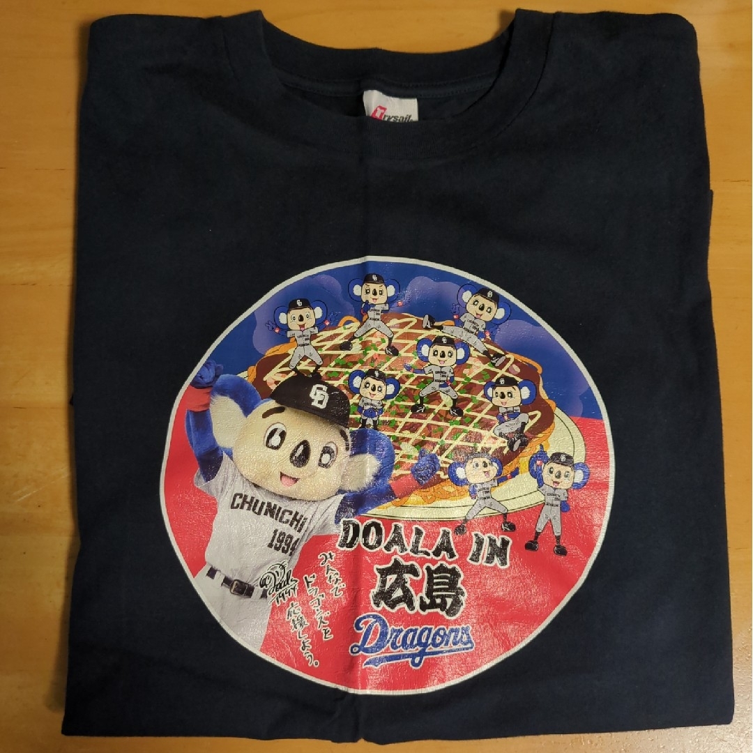 中日ドラゴンズ(チュウニチドラゴンズ)のドアラ💙Ｔシャツ【広島】 スポーツ/アウトドアの野球(応援グッズ)の商品写真