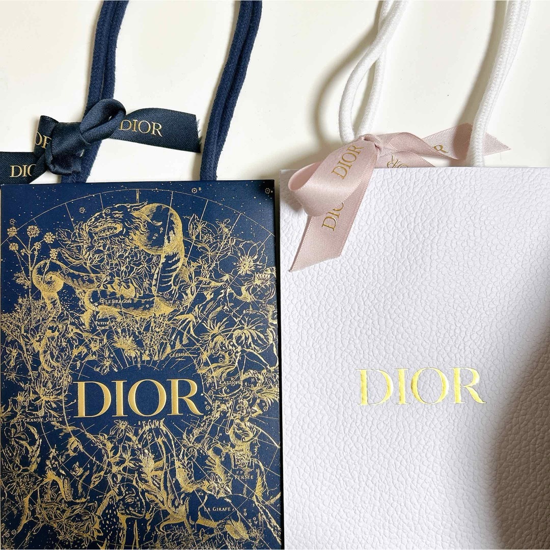 Dior(ディオール)のDIOR ショッパー/新ロゴ/リボン付き レディースのバッグ(ショップ袋)の商品写真