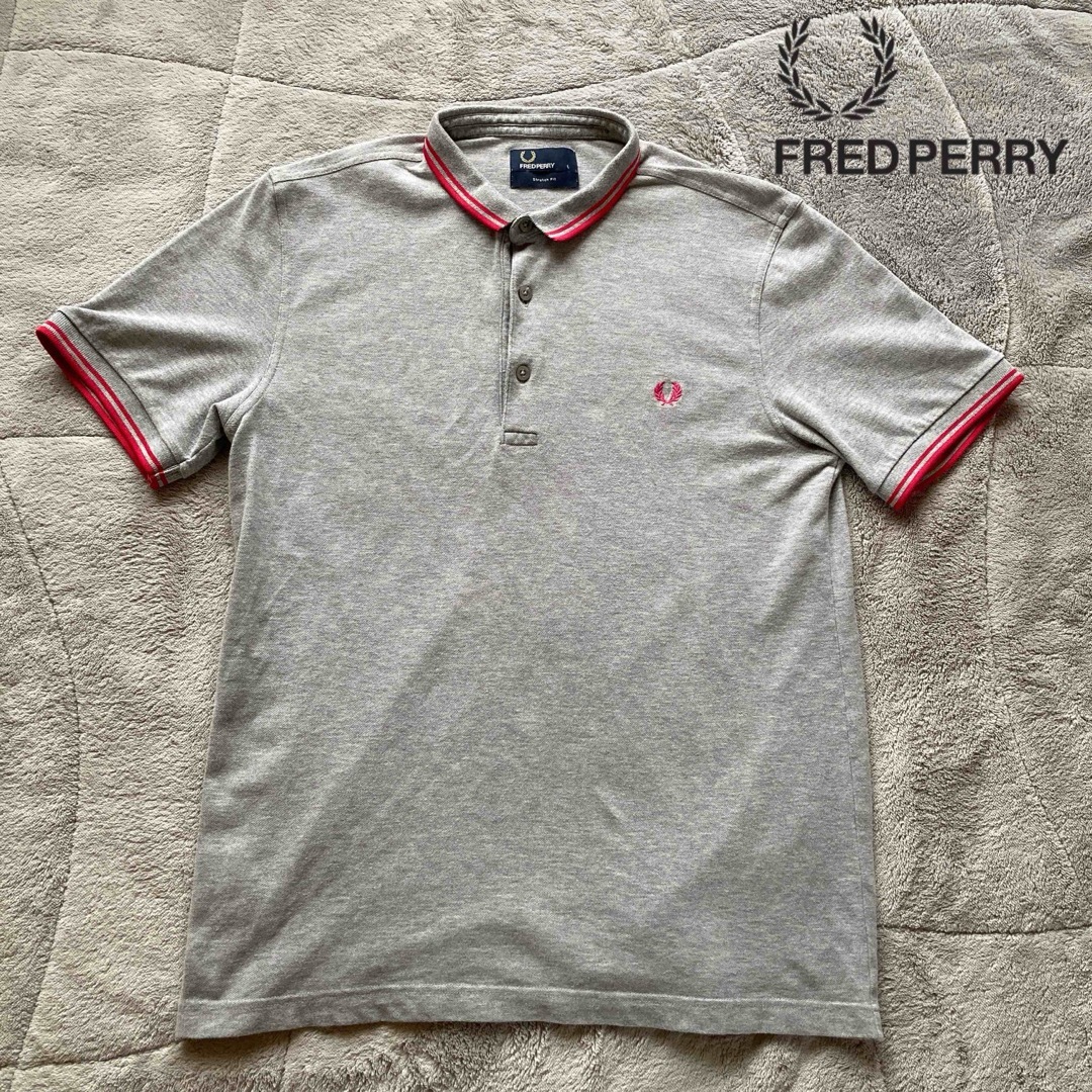 FRED PERRY(フレッドペリー)のフレッドペリー ヒットユニオン社製 ストレッチフィット 半袖 鹿の子ポロシャツ メンズのトップス(ポロシャツ)の商品写真