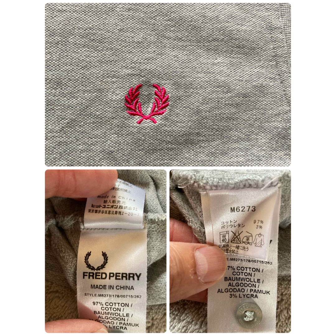 FRED PERRY(フレッドペリー)のフレッドペリー ヒットユニオン社製 ストレッチフィット 半袖 鹿の子ポロシャツ メンズのトップス(ポロシャツ)の商品写真