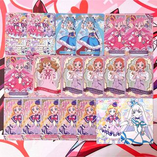 わんだふるぷりきゅあ！　プリキュア　キラキラカードグミ　19枚(キャラクターグッズ)