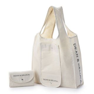 DEAN & DELUCA - 【新品】DEAN＆DELUCA　折りたたみエコバッグ　ナチュラル