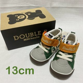 ダブルビー(DOUBLE.B)のミキハウス DOWBL_B ベビーシューズ 13cm タグ付新品未使用(スニーカー)