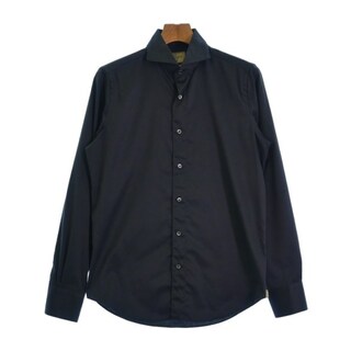 LUXURY1939 ラグジュアリー１９３９ ドレスシャツ 39(M位) 黒 【古着】【中古】(シャツ)