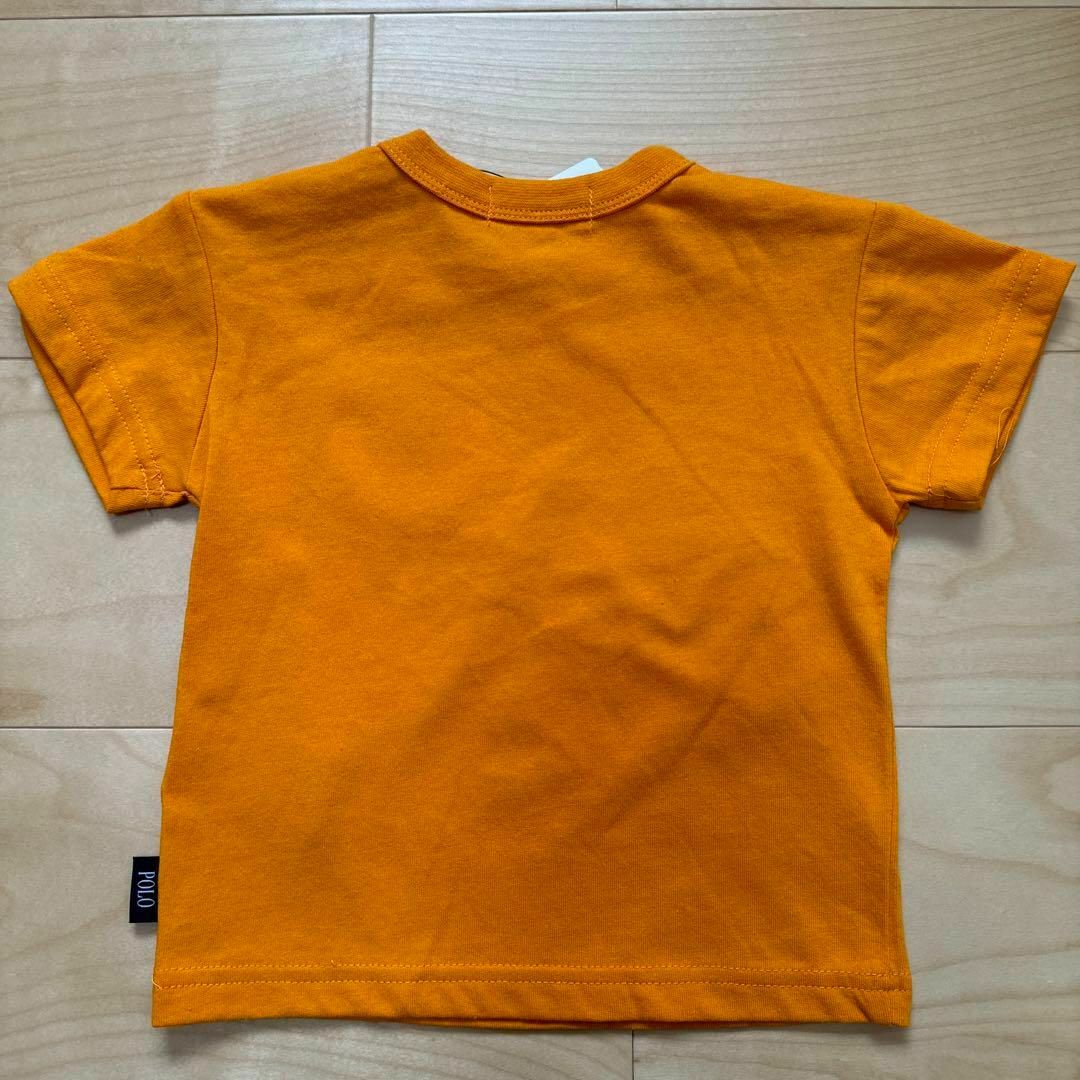 POLO（RALPH LAUREN）(ポロ)の新品　POLO ポロ　子供服　キッズ　ベビー　半袖　Tシャツ　オレンジ　80cm キッズ/ベビー/マタニティのベビー服(~85cm)(Ｔシャツ)の商品写真