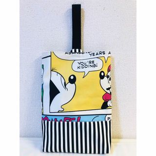 ミッキー   上履き入れ　シューズ袋　ハンドメイド(外出用品)