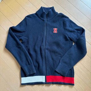 トミーヒルフィガー(TOMMY HILFIGER)のトミーフィルフィガー　ジップアップカーディガン(カーディガン)