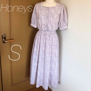 HONEYS - 【超美品】Honeys  花柄ロングワンピース