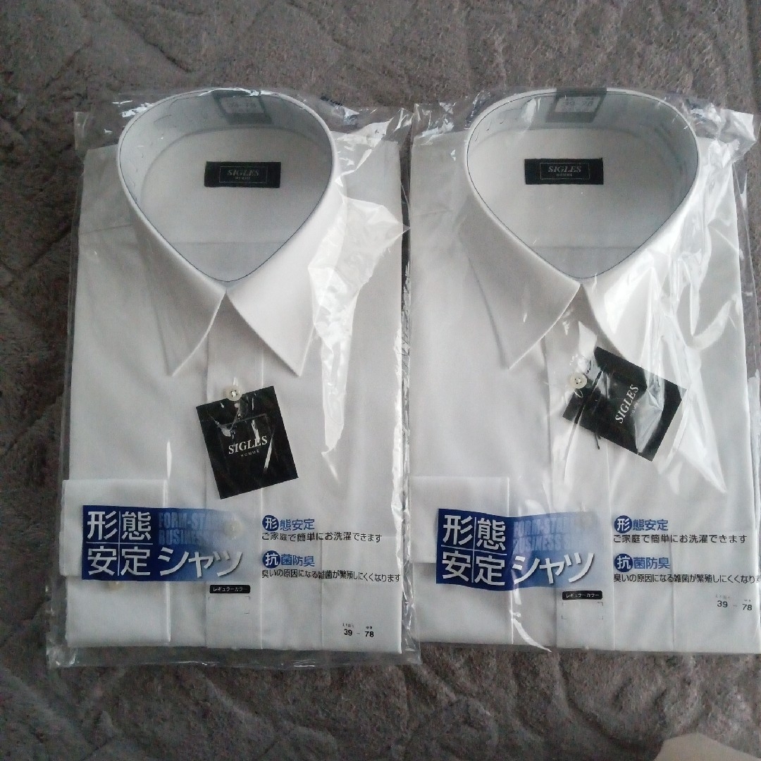 新品未使用カッタ―シャツ２枚 M寸 メンズのトップス(シャツ)の商品写真