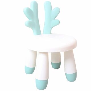 【色: グリーン/ホワイト】HIRAISM 子供 椅子 キッズチェア ローチェア(その他)