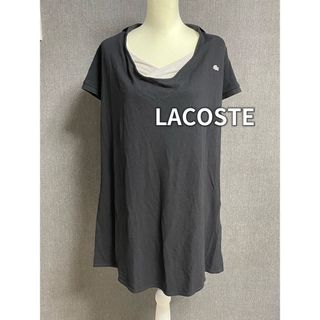 ラコステ(LACOSTE)のLACOSTE ラコステ　ワンピース　黒　ブラック(ひざ丈ワンピース)