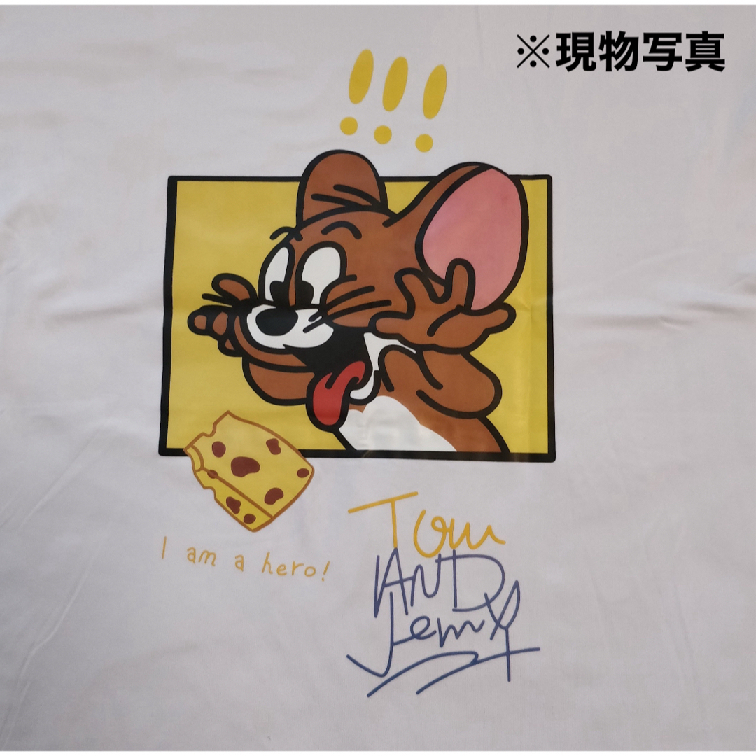 トムとジェリー Tシャツ 半袖 XXL 白 アメコミ ストリート 韓国 人気 レディースのトップス(Tシャツ(半袖/袖なし))の商品写真