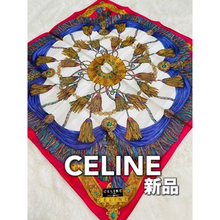 セリーヌ(celine)のセリーヌ　CELINE バンダナ　ハンカチーフ　スカーフ　新品(バンダナ/スカーフ)