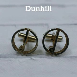 ダンヒル(Dunhill)の【匿名配送】ダンヒル カフス ゴールド ロゴ シンプル 4(カフリンクス)