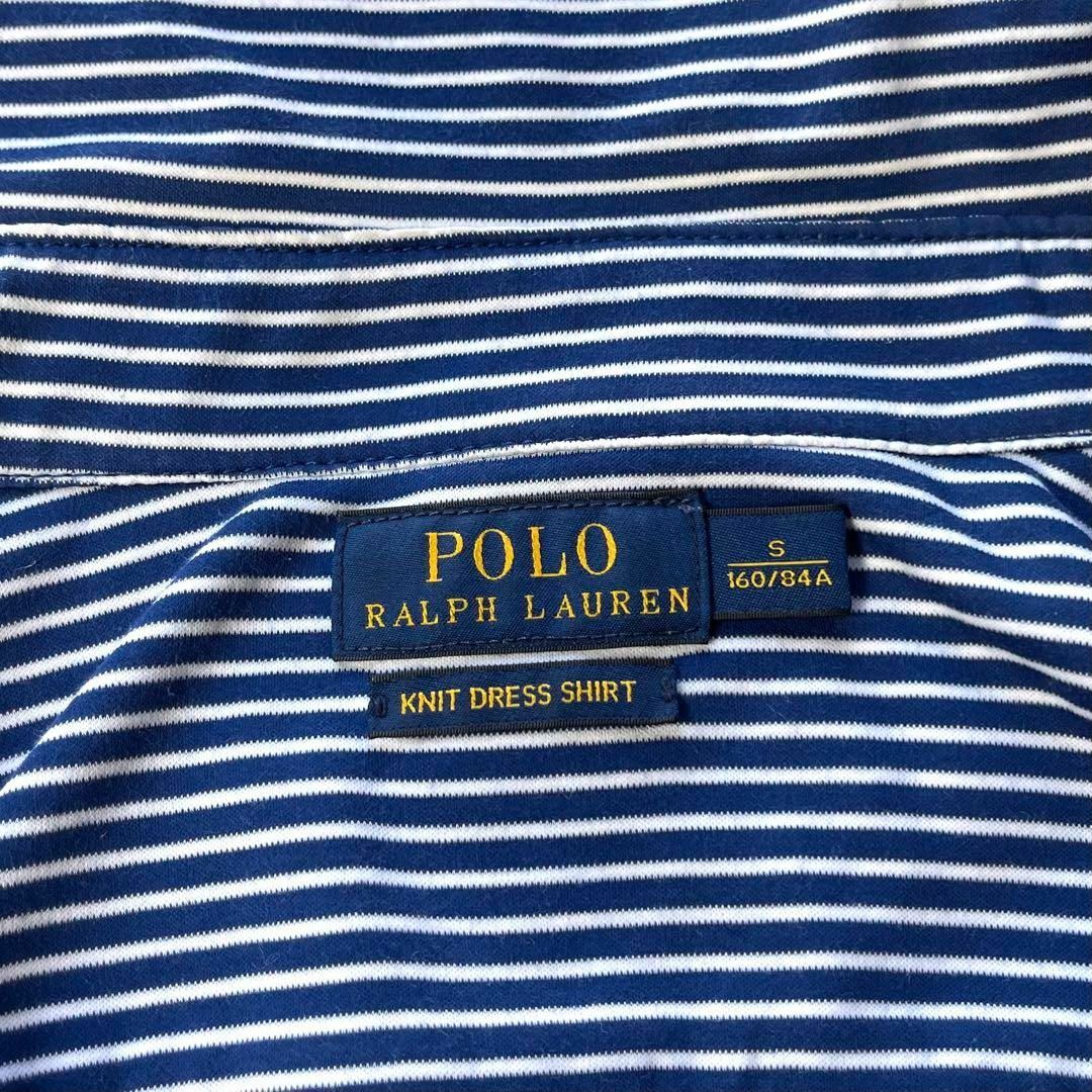 POLO RALPH LAUREN(ポロラルフローレン)の美品 ポロラルフローレン ストライプシャツ ブラウス 長袖 ポニー刺繍 レディースのトップス(シャツ/ブラウス(長袖/七分))の商品写真