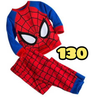 スパイダーマン　130 長袖　パジャマ(パジャマ)