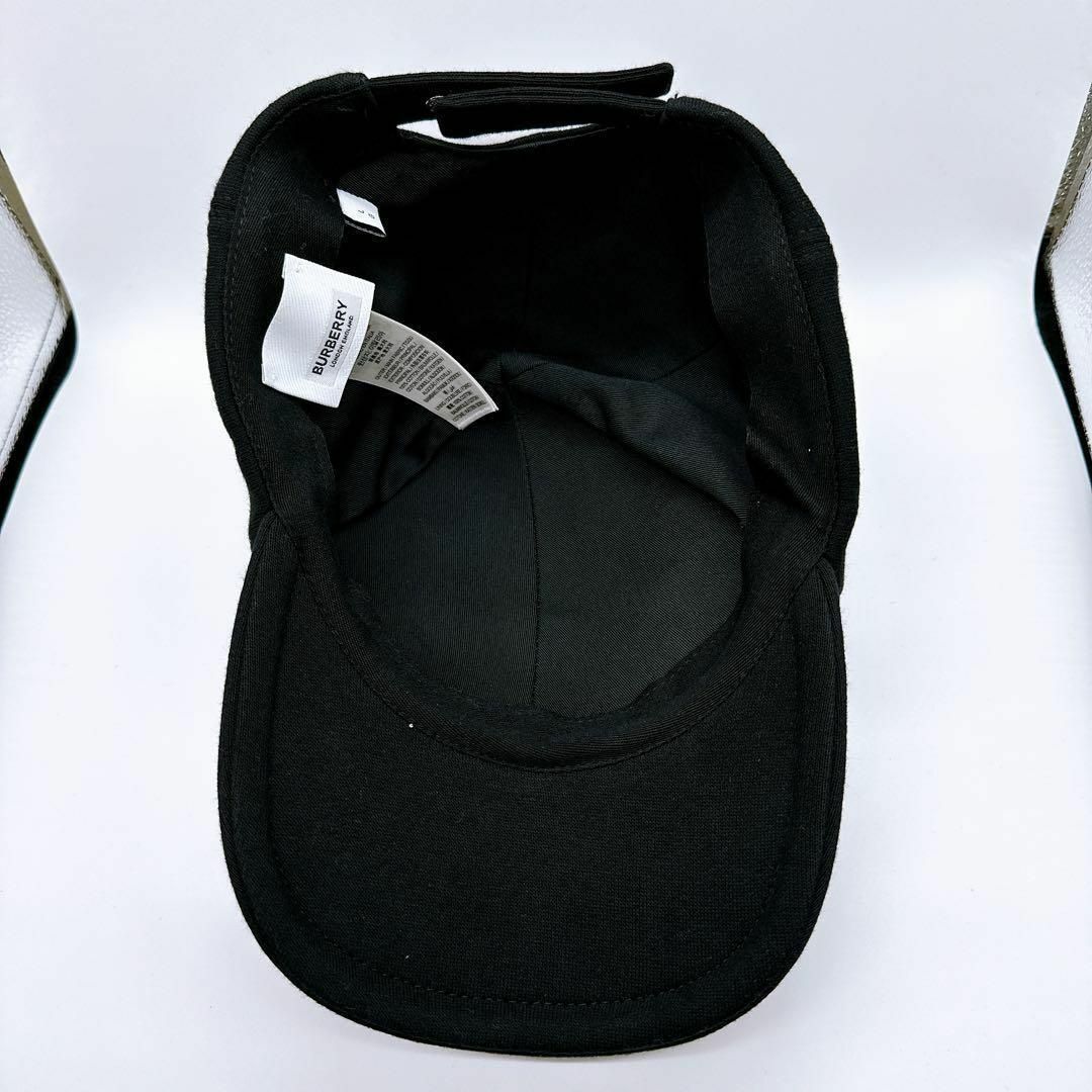 BURBERRY(バーバリー)のバーバリー コットン キャップ ブラック 帽子 ブランド メンズ レディース メンズの帽子(キャップ)の商品写真