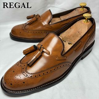 リーガル(REGAL)の【新品未使用】REGAL V088 ウイングチップ タッセルローファー(ドレス/ビジネス)