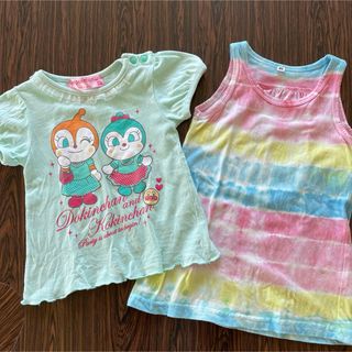 女の子 Tシャツ 2枚セット 80cm(Ｔシャツ)