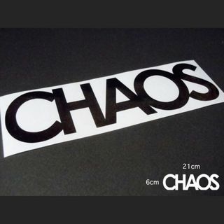 セディショナリーズ スタイル　■ＣＨＡＯＳ■　ステッカー(ブラック)　屋外対応