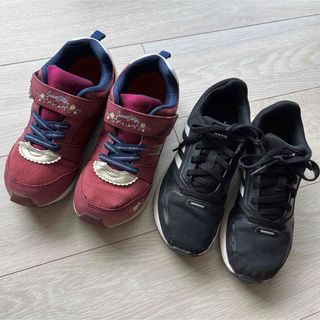 adidas - 21cm 22.5cm 2足セット　女の子