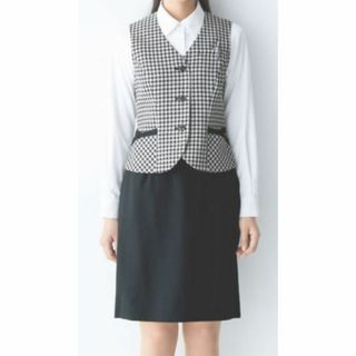 事務服★制服nouvo★ベスト＆スカートセット9号