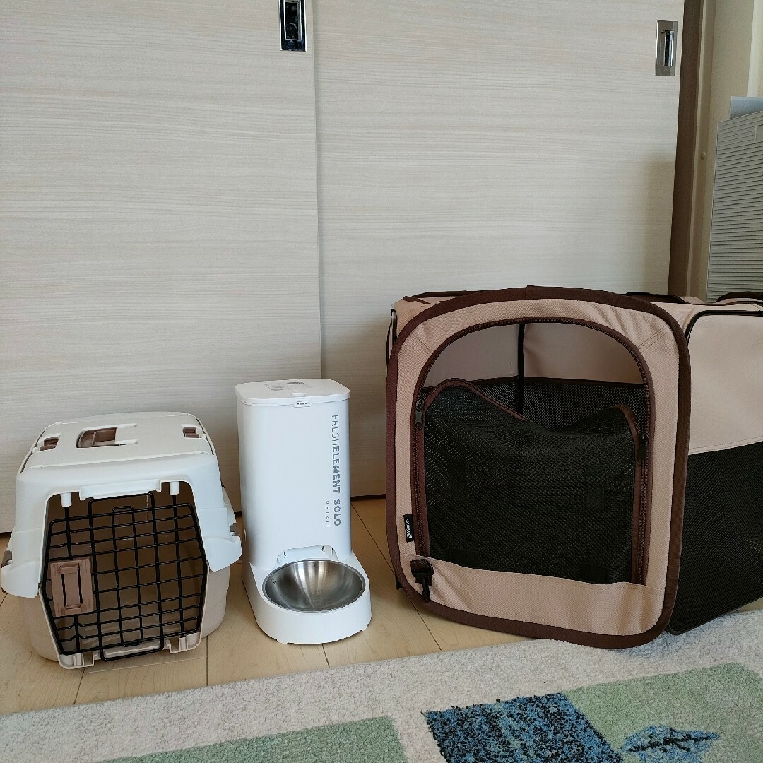 アイリスオーヤマ(アイリスオーヤマ)のペットキャリー　自動餌やり機　ケージ その他のペット用品(猫)の商品写真
