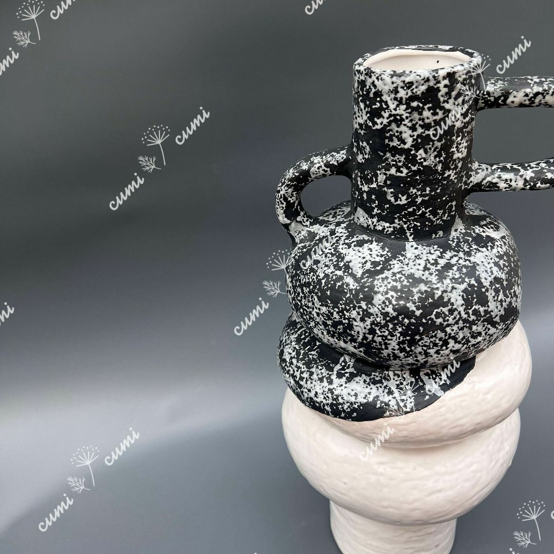N0025 【BLARNEY VASE】アイルランド 花瓶 陶器 植物 レア インテリア/住まい/日用品のインテリア小物(花瓶)の商品写真