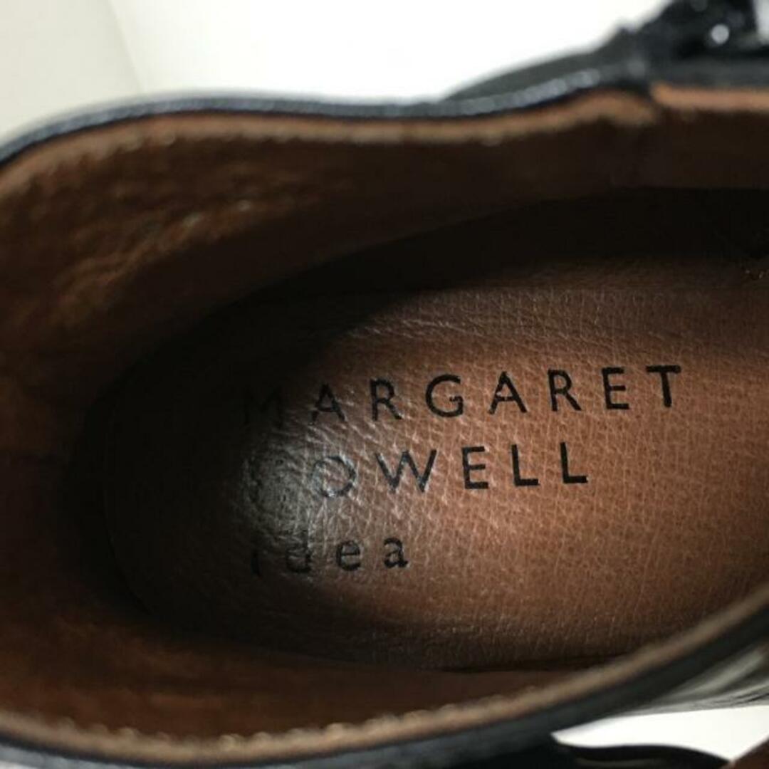 MARGARET HOWELL(マーガレットハウエル)のMargaretHowell(マーガレットハウエル) ショートブーツ 23 レディース - 黒 レザー レディースの靴/シューズ(ブーツ)の商品写真