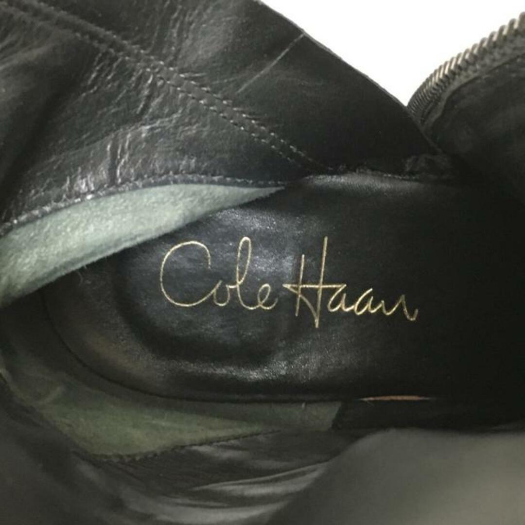 Cole Haan(コールハーン)のCOLE HAAN(コールハーン) ロングブーツ 6B レディース - 黒 レザー レディースの靴/シューズ(ブーツ)の商品写真