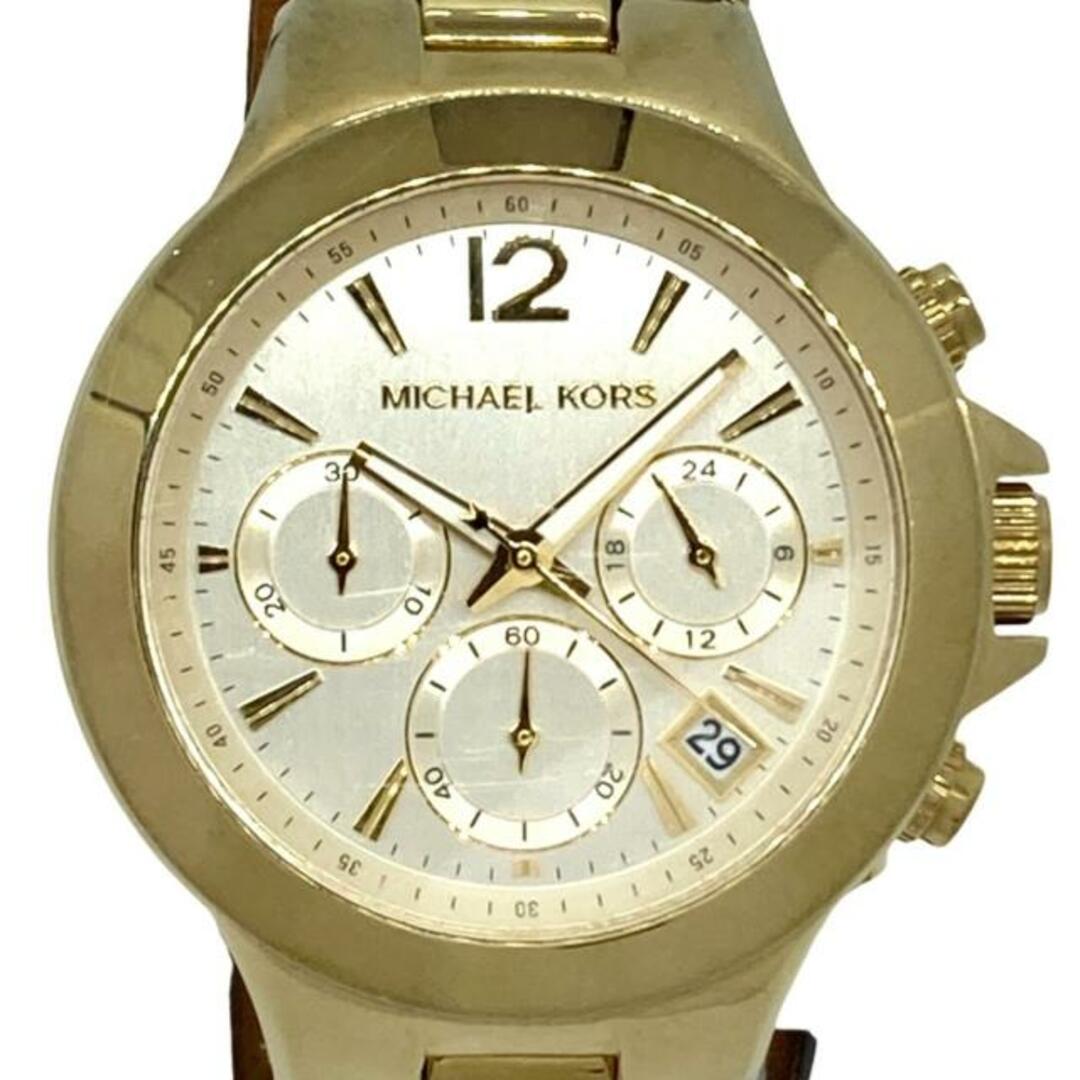 Michael Kors(マイケルコース)のMICHAEL KORS(マイケルコース) 腕時計 ペイトン クロノグラフ MK-2261 レディース クロノグラフ/二重巻きベルト ゴールド レディースのファッション小物(腕時計)の商品写真