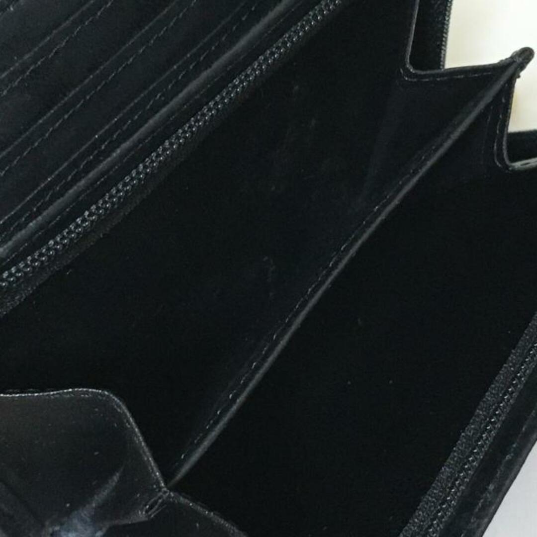FEILER(フェイラー)のFEILER(フェイラー) 2つ折り財布 - 黒×マルチ 花柄 合皮 レディースのファッション小物(財布)の商品写真